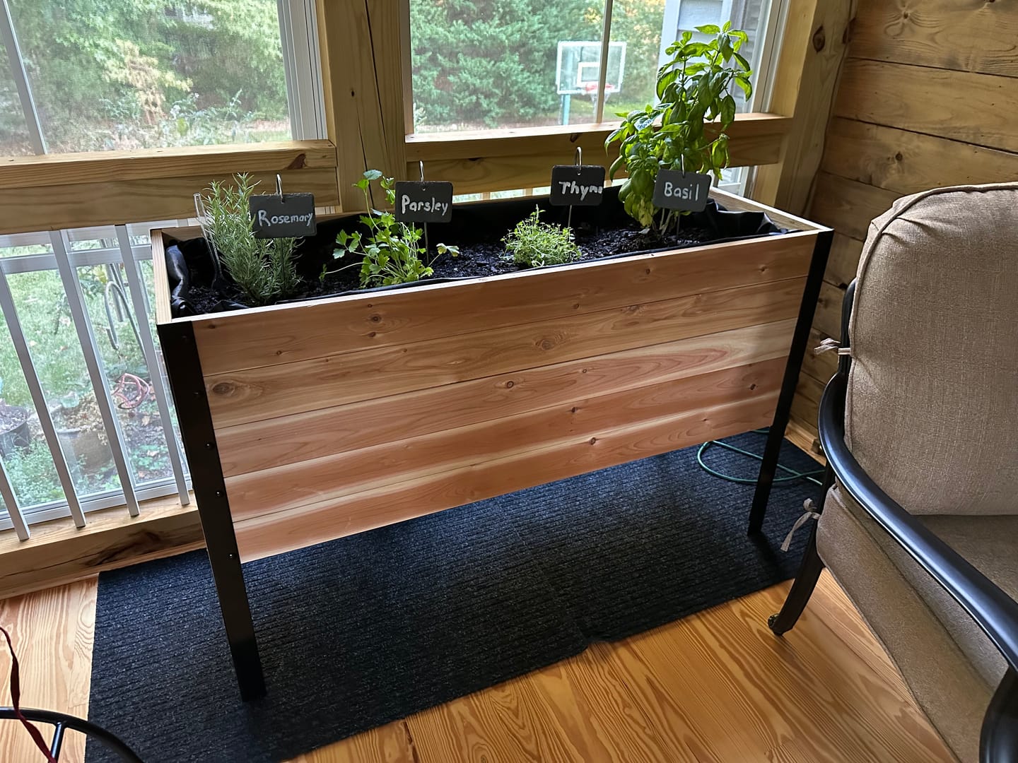 Customer photo review of Raised Garden Bed - 46cm x 122cm x 76cm