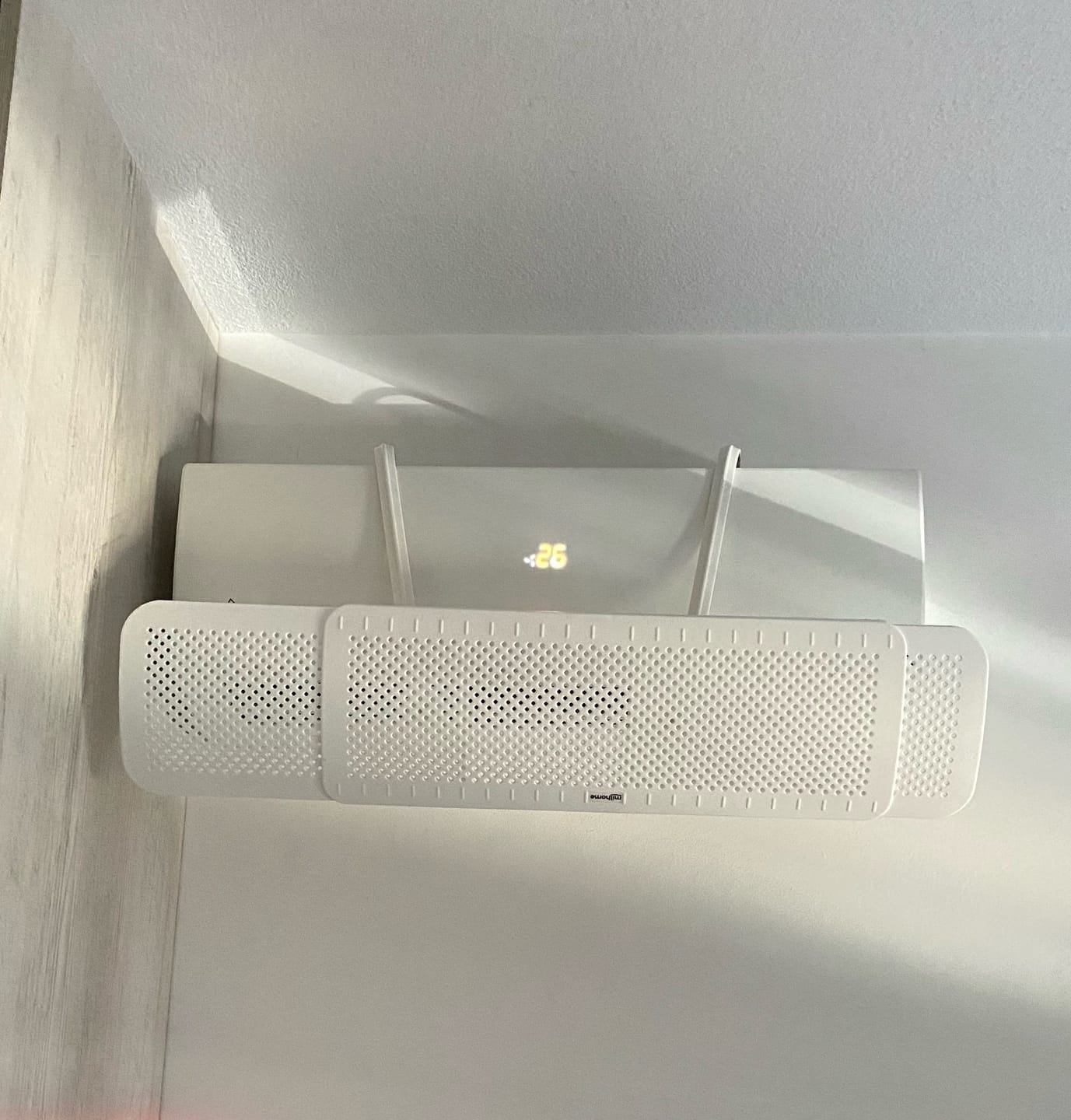 Customer photo review of Deflector Disperser para Aire Acondicionado Milhome