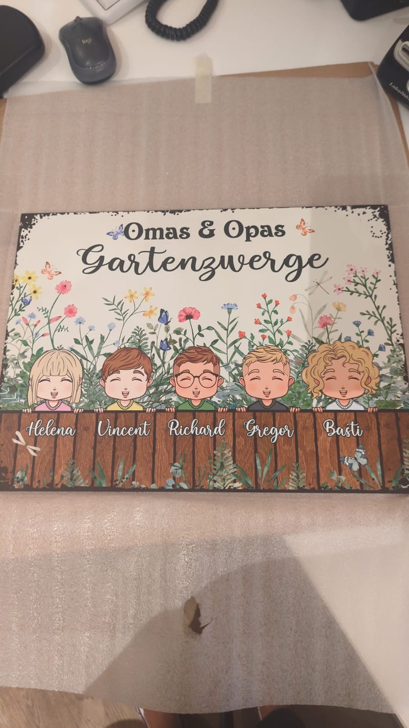 Customer photo review of Omas & Opas Garten - Großeltern-Türschild