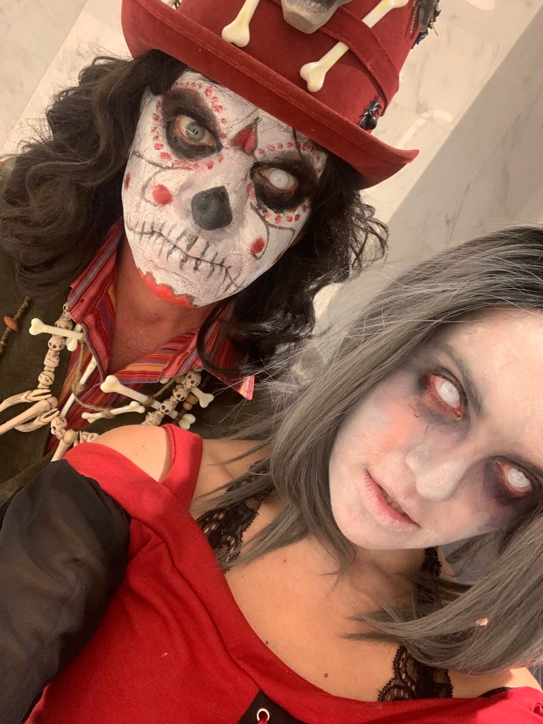 Customer photo review of Zombie White Screen Halloween Lens