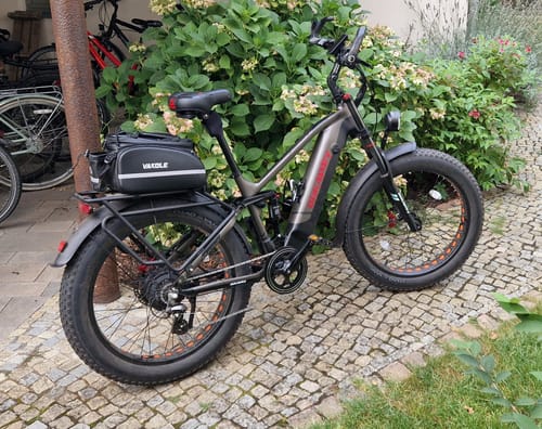 Customer photo review of Dukawey Silvertip8 1000W 26” Fat Bike E-Mountain Bike 52V 20Ah Samsung Battery SUV E-Bike