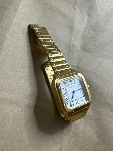 Customer photo review of SANTOS LADY 35.1MM GOLD