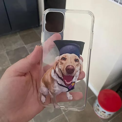 Customer photo review of Custom Pet Phone Case