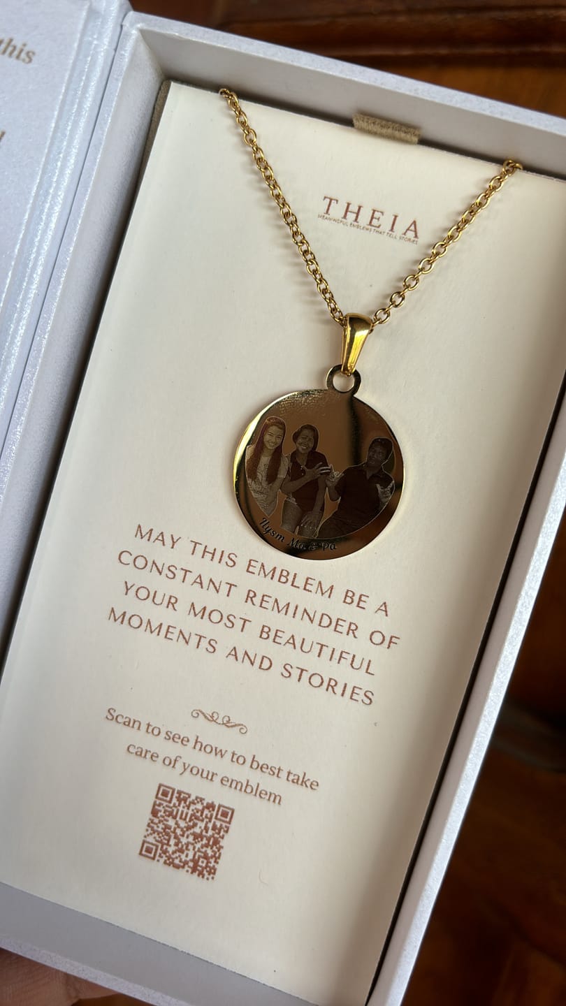 Customer photo review of Family Necklace Emblem