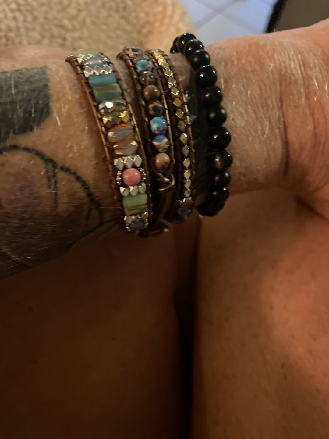 Customer photo review of Imperial Heart Protection Wrap Bracelet