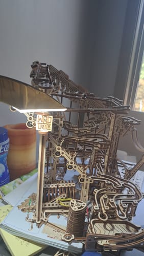 Customer photo review of Board 1 — Spiral Marble Run