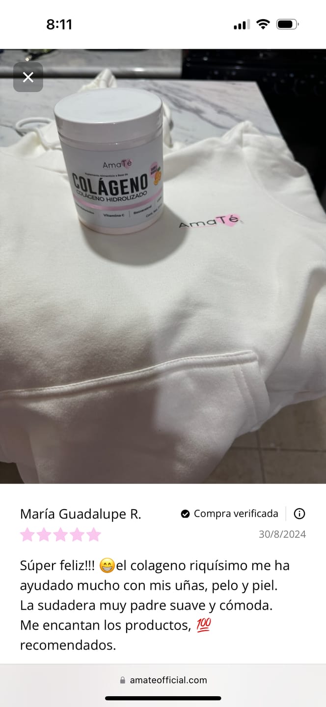 Customer photo review of Colágeno