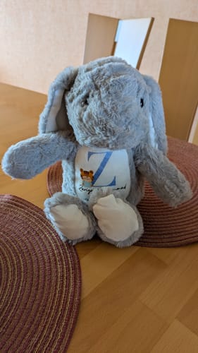 Customer photo review of Initial - Kinder-Stoffhase