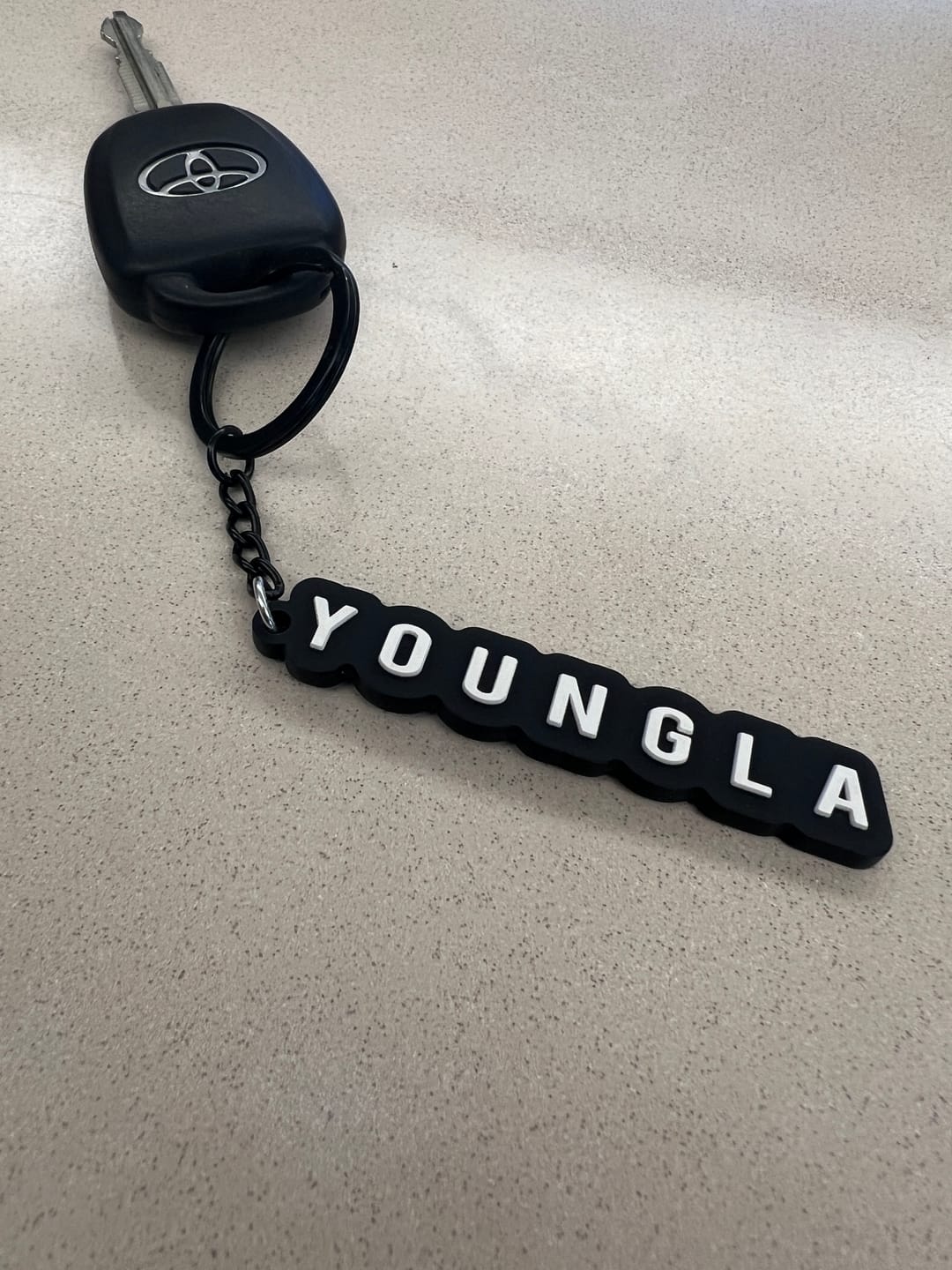 Customer photo review of 931 YoungLA Keychains