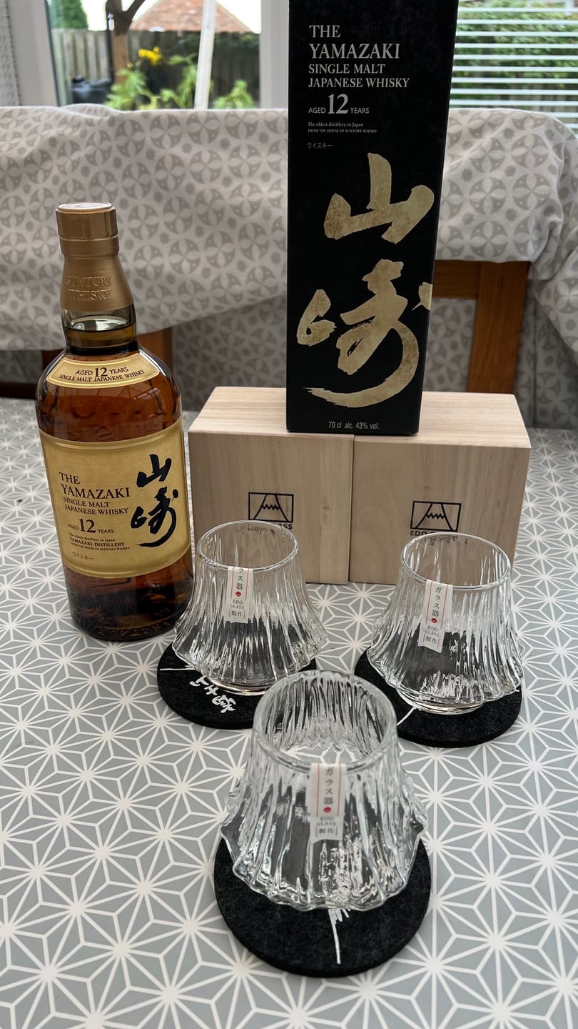 Customer photo review of Fuji - Handmade Japanese Whiskey Glass