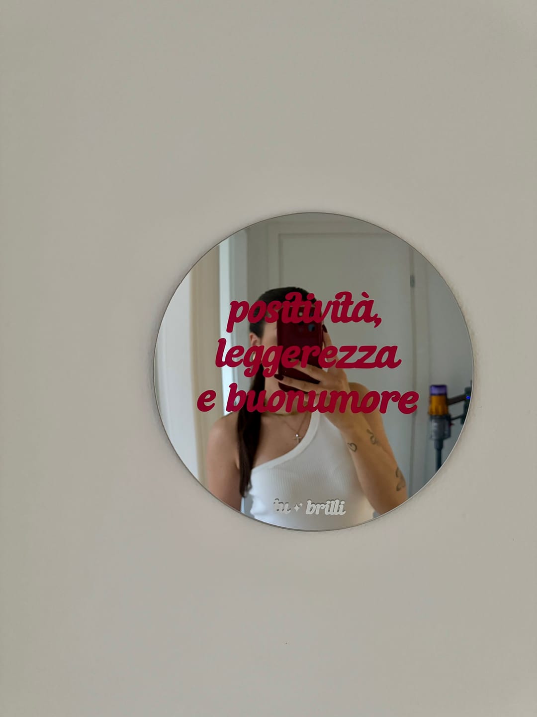 Customer photo review of POSITIVITÀ, LEGGEREZZA E BUONUMORE | Sparkle Mirror