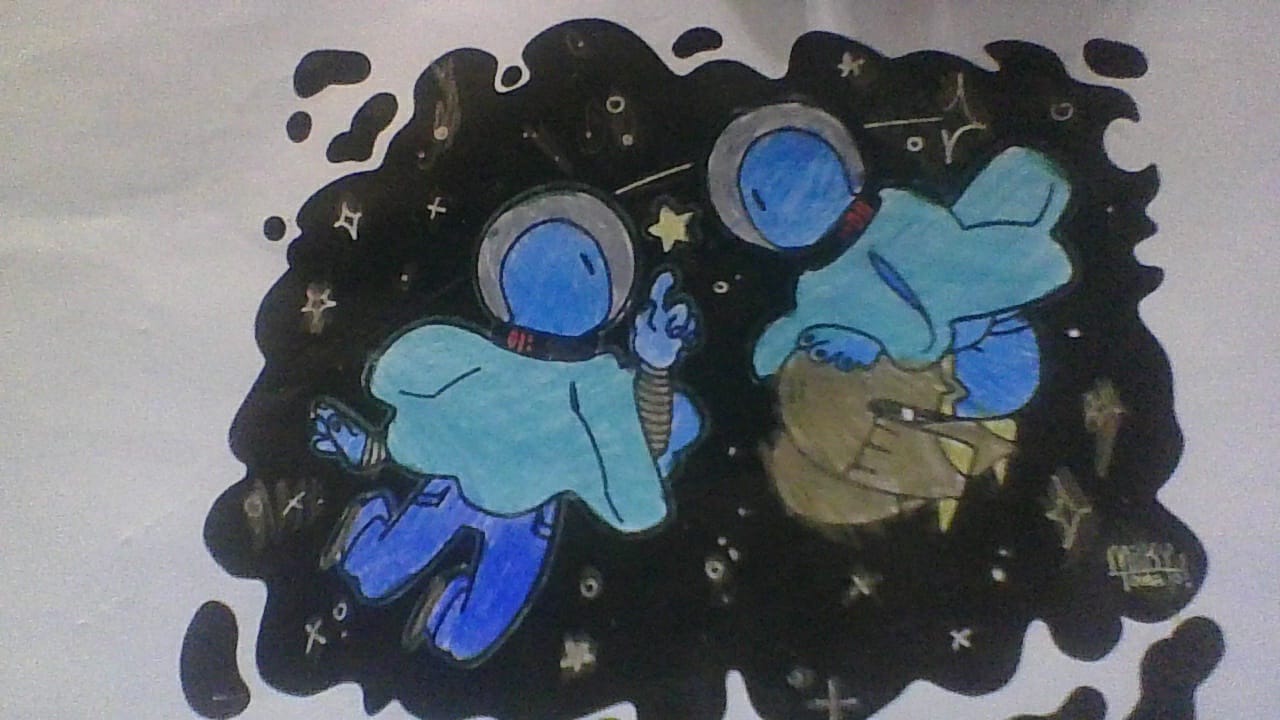 Customer photo review of Space Ghost Coloring Page PDF