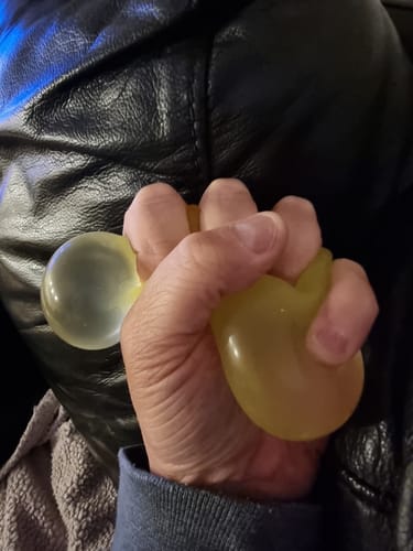 Customer photo review of Gump Memory Gel Squishy by SPEKS  - literally the best we have felt!