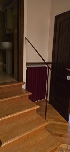 Customer photo review of Barra in ferro battuto quadro pieno 16x16