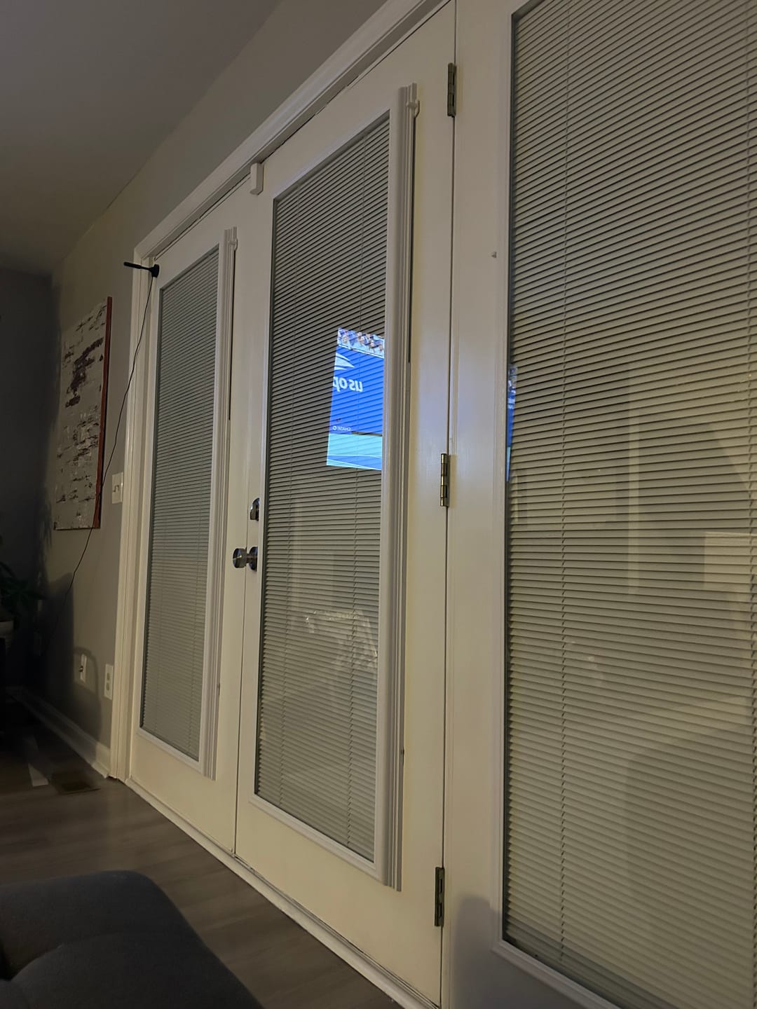 Customer photo review of Add On Blinds Kit (installs on top of existing door glass)