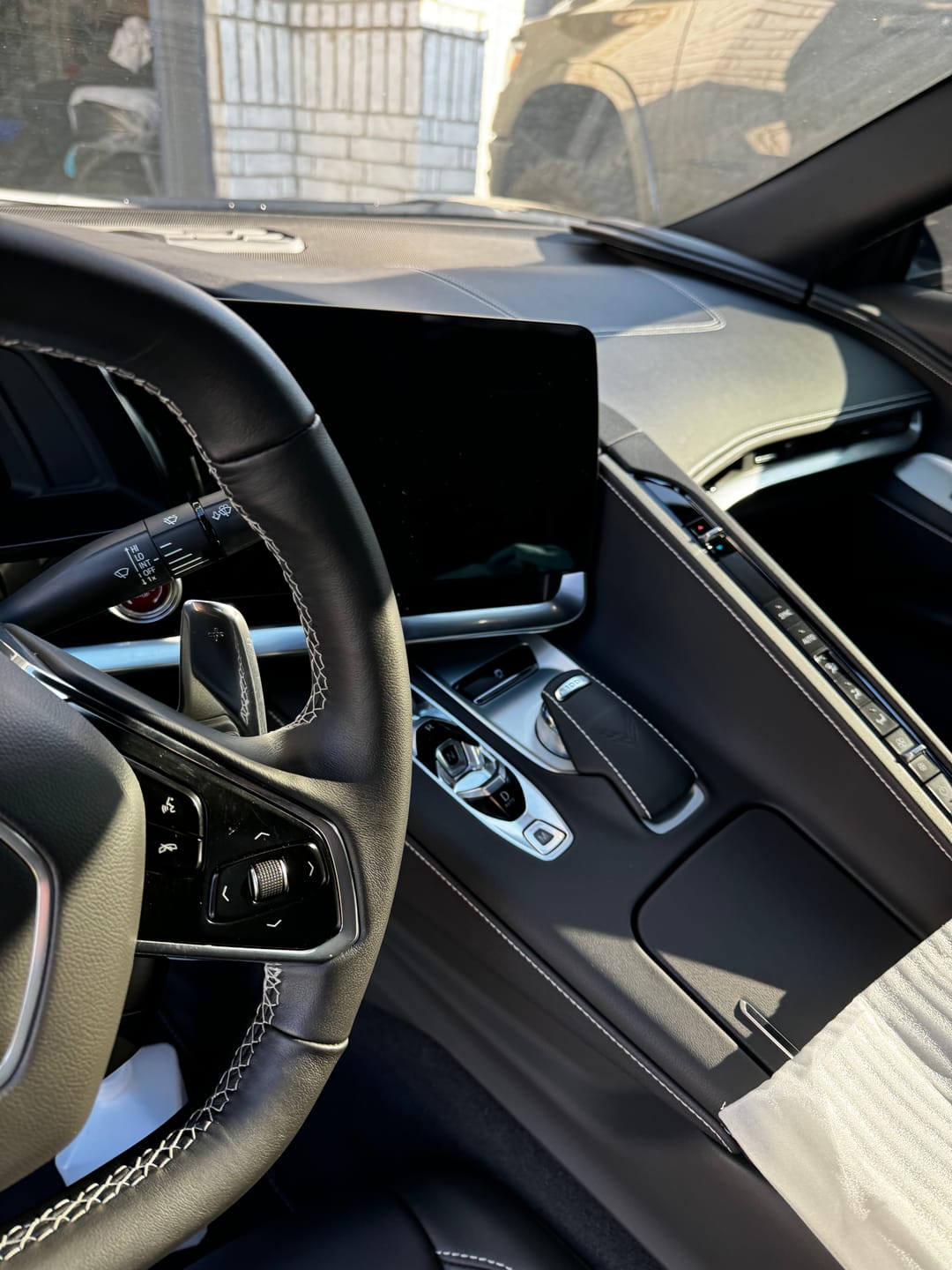 Customer photo review of Chevrolet Corvette C8 Carbon Fiber Interior Overlay Dash Trim