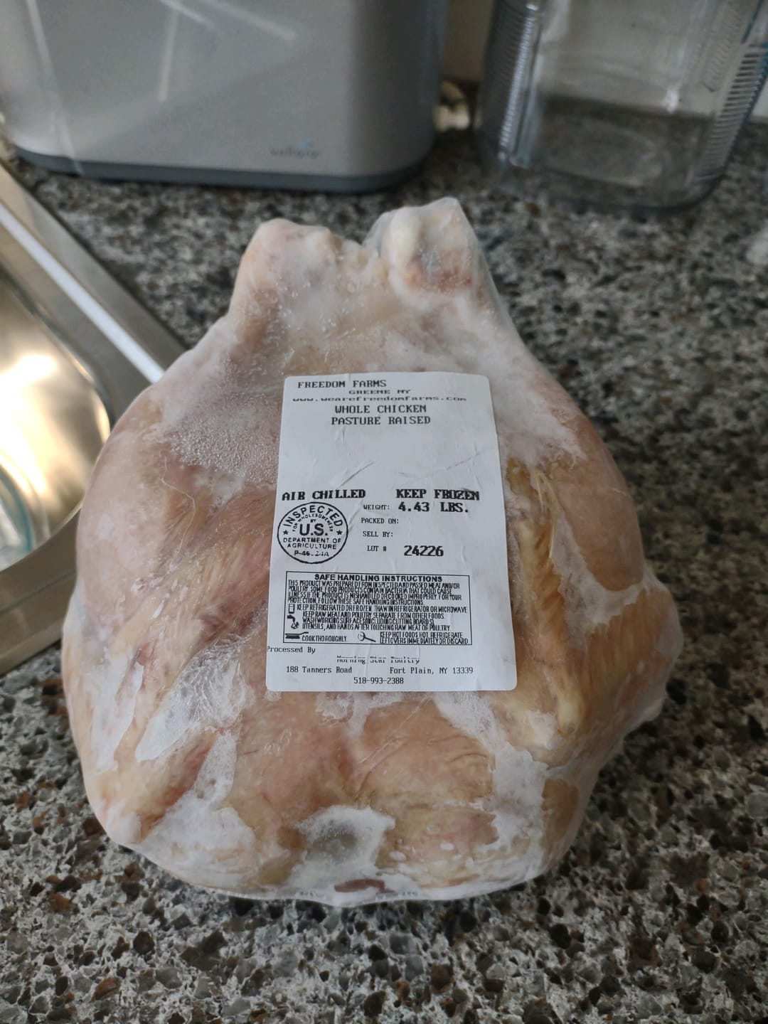 Customer photo review of Whole Chickens (Limited Batch)