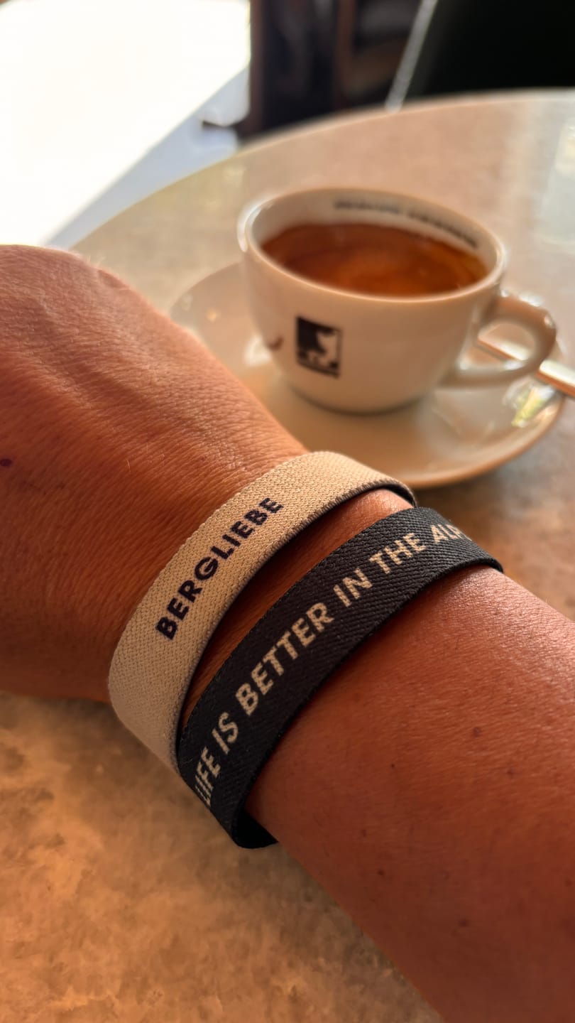 Customer photo review of Never Give Up - Elastisches Armband