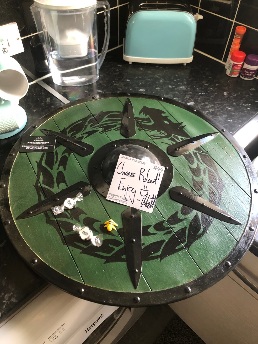 Customer photo review of Jörmungandr Shield - Trollkors