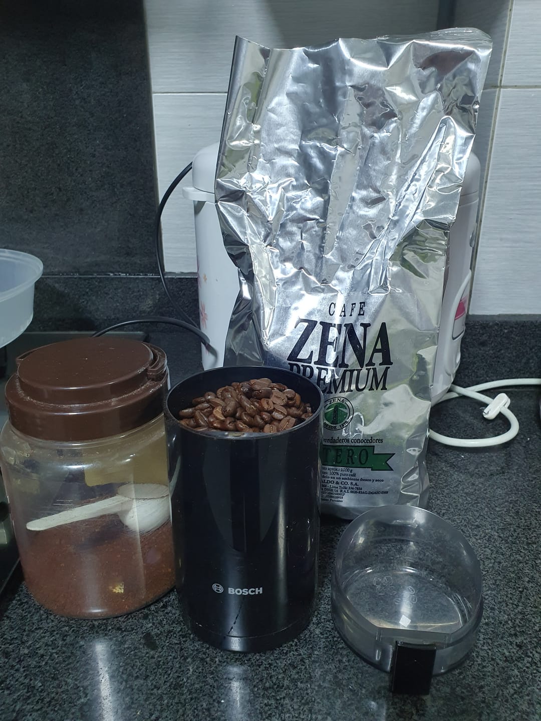 Customer photo review of Café Zena Premium 1kg grano entero