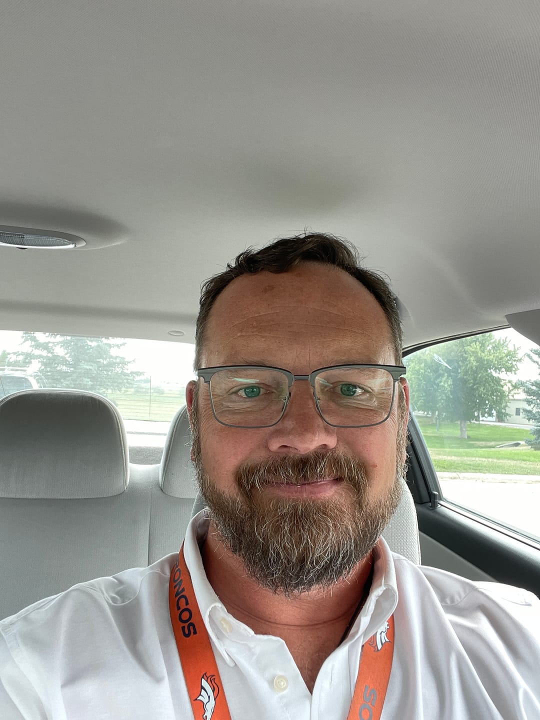 Customer photo review of Alan | Magnetic Clip-on Glasses | ZanyLen New Arrival 2024