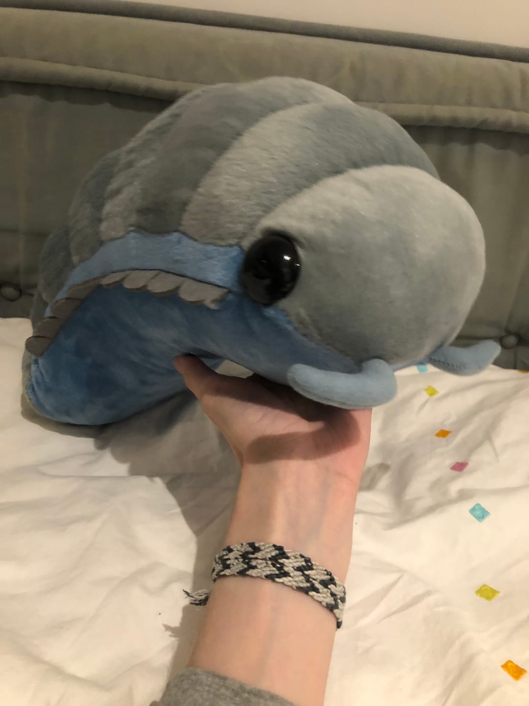 Customer photo review of Isopod Plushie (2 COLORS, 2 SIZES)