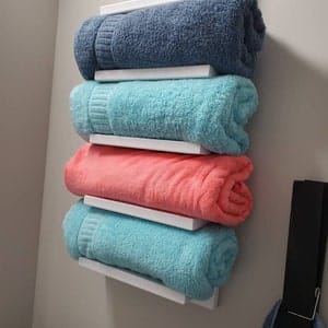 Customer photo review of Bath Towel Rack