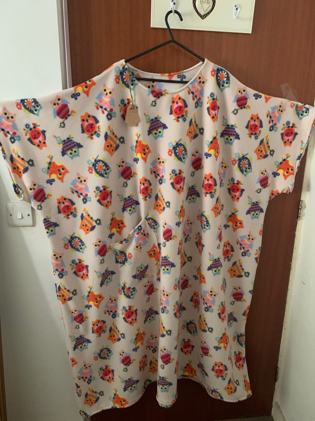 Customer photo review of Multicoloured Owls Anti Pill Polar Fleece Fabric