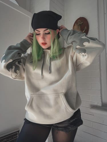 Customer photo review of Pirate Hunter Flame Hoodie