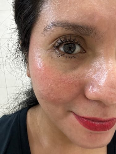 Customer photo review of Suero para pestañas y cejas
