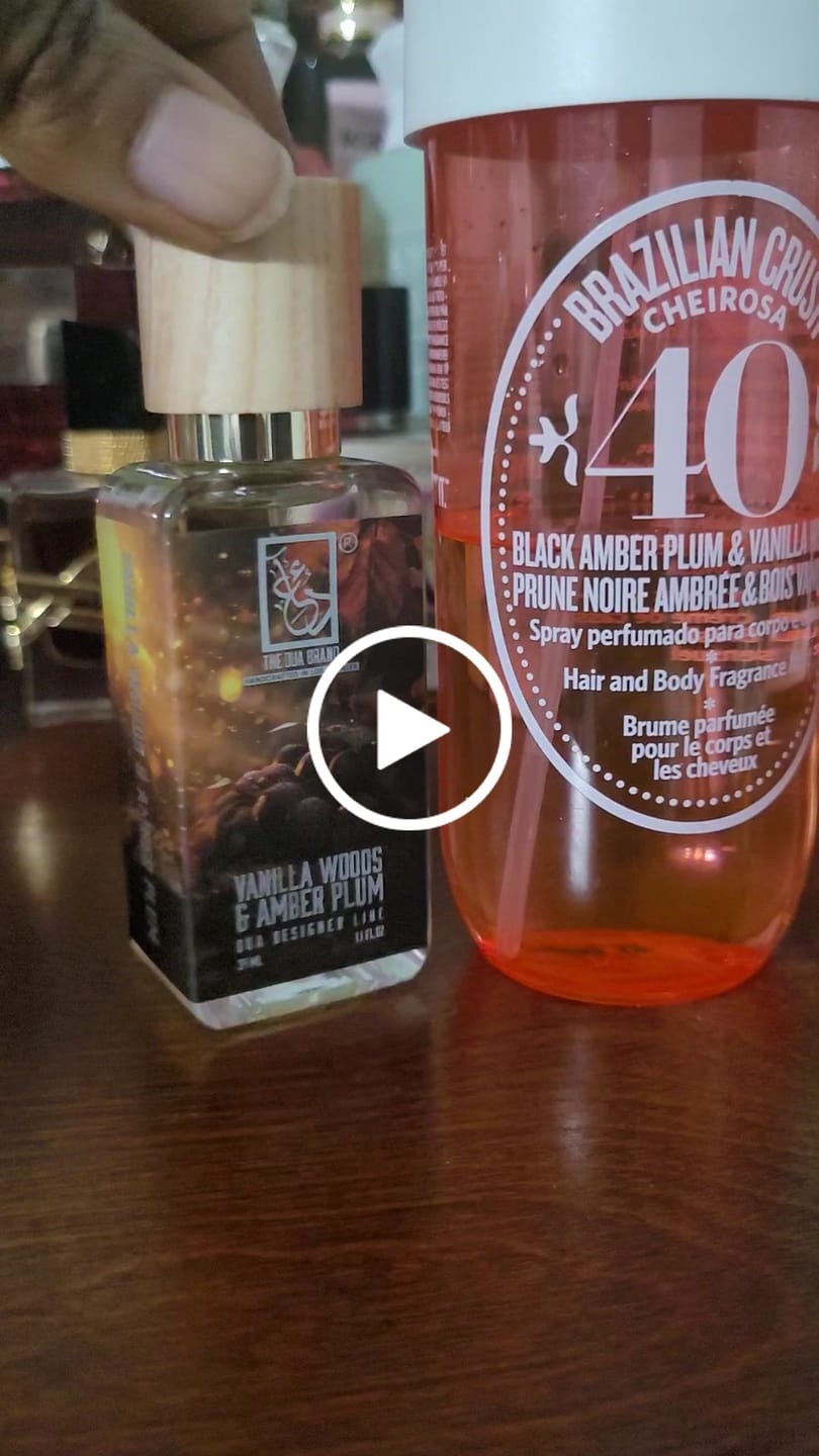 Customer video review of Vanilla Woods & Amber Plum