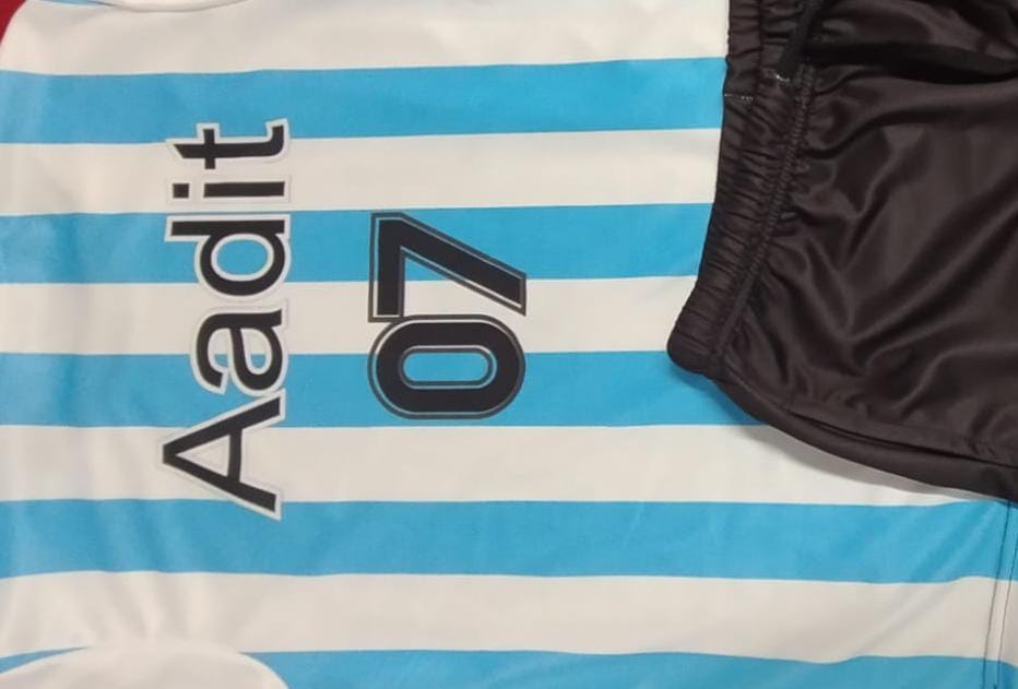 Customer photo review of Kids Jersey and Shorts Set