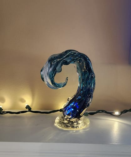 Customer photo review of Spirit Wave with Cremation Ash