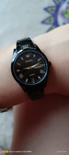 Customer photo review of Elegance® 5563 Women Watch Top Brand Luxury Quartz Wristwatch Waterproof Stainless Steel Clock Top Gift For Lover