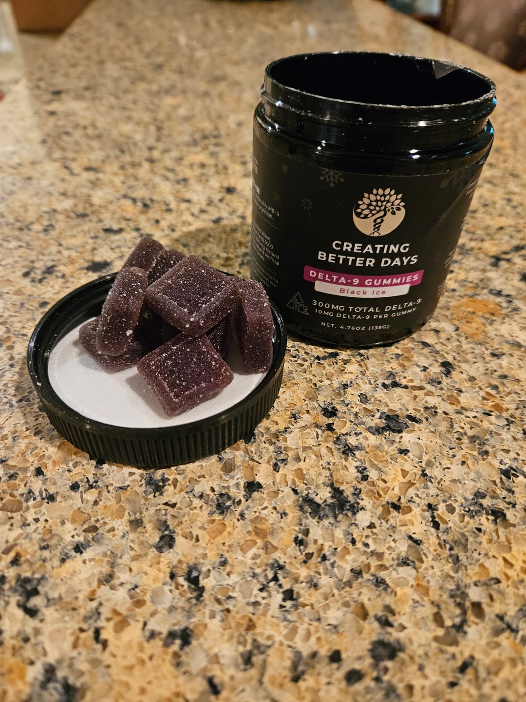 Customer photo review of Spectrum Plus Gummies - Black Ice