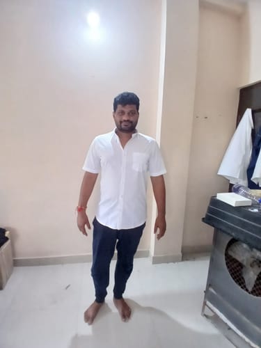 Customer photo review of Double Delight White Shirts - 2 Pcs Combo Pack