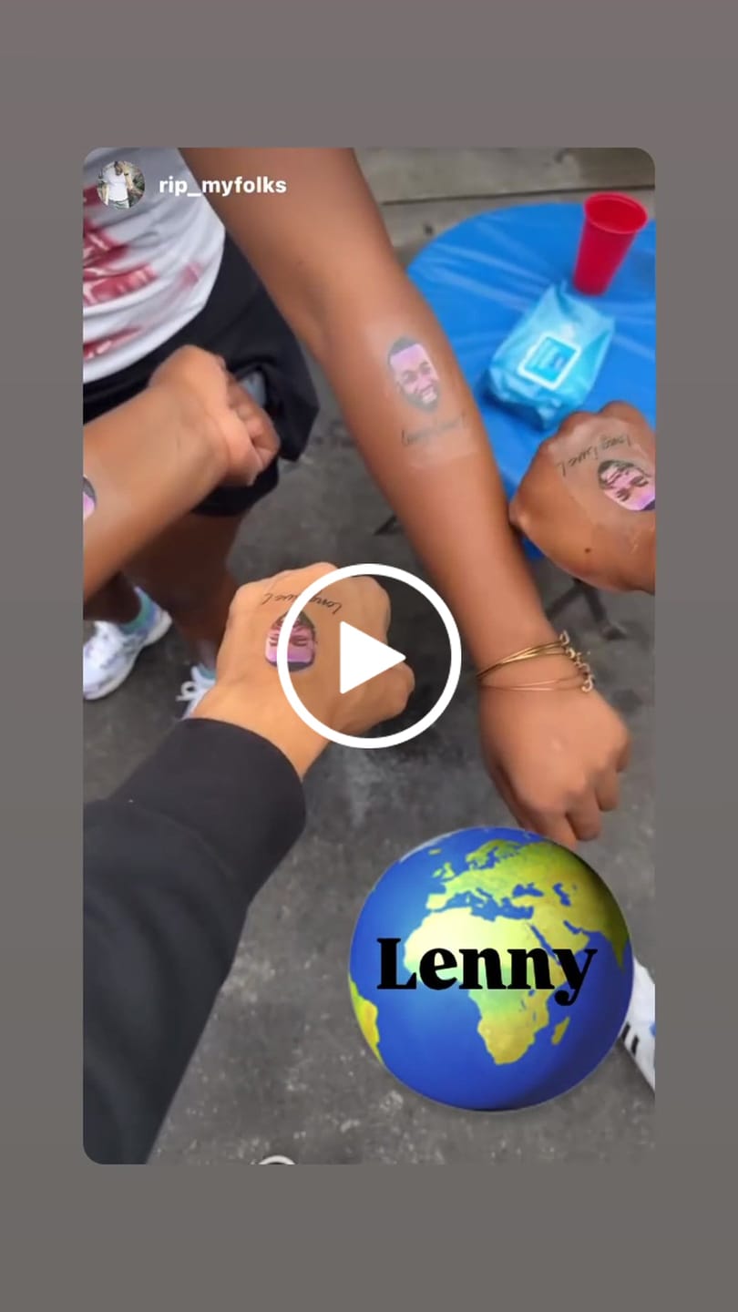 Customer video review of Face Cut-Out Photo with Text Temporary Tattoo
