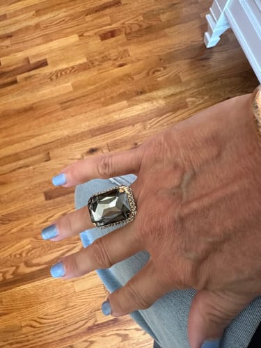 Customer photo review of Stardust Crystal Ring
