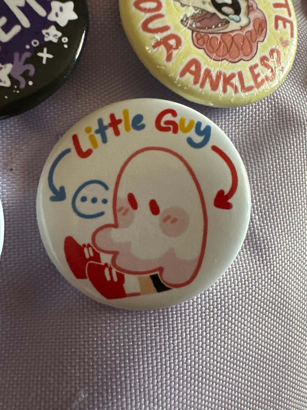 Customer photo review of Little Guy Buttons