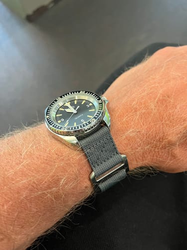 Customer photo review of Glomar Explorer - Hook And Loop Watch Strap