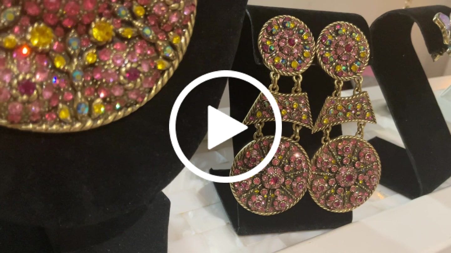 Customer video review of HEIDI DAUS®"Cat's Pajamas" Crystal Statement Dangle Earrings