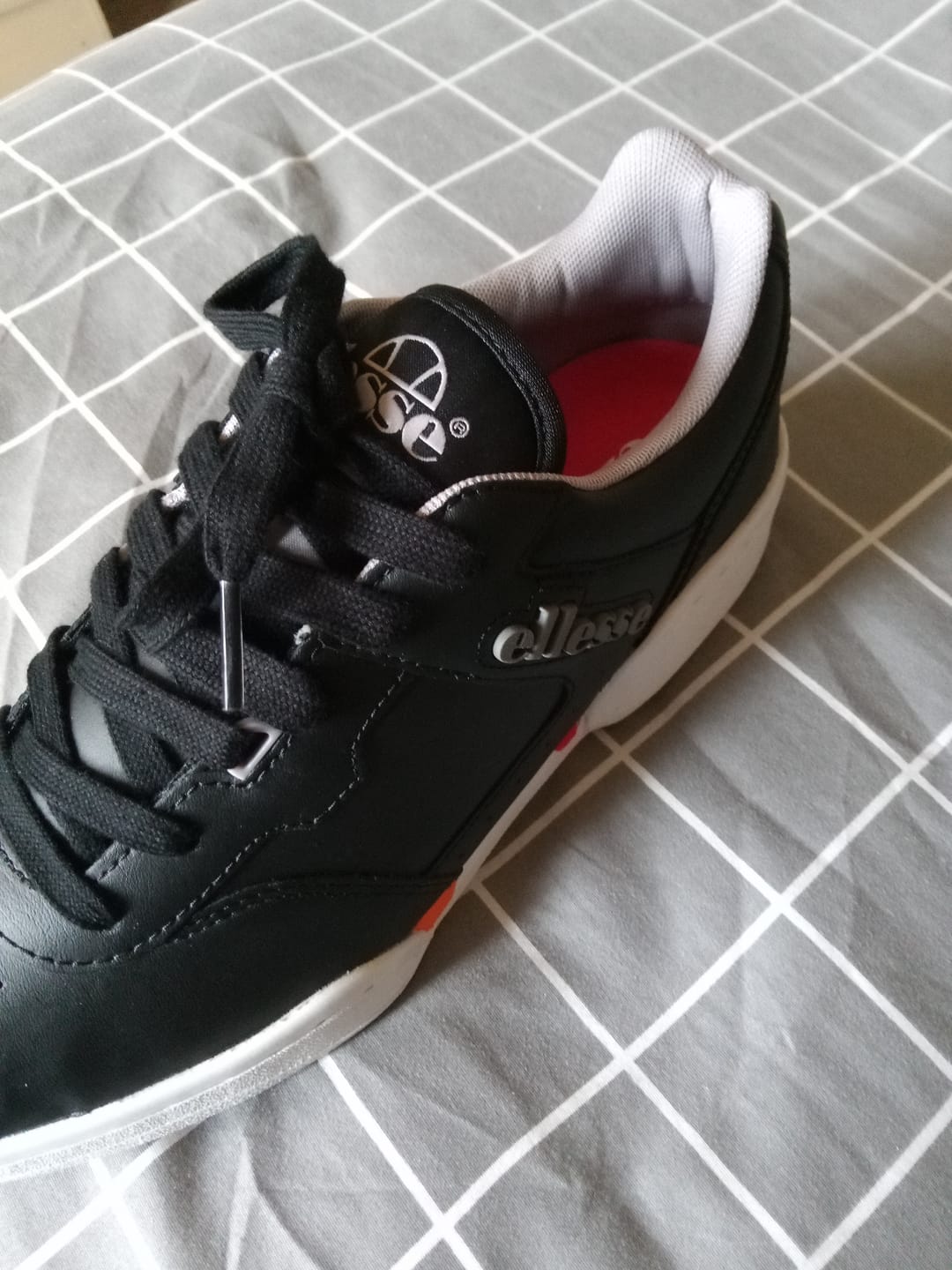 Customer photo review of Flat 100% Cotton Shoe Laces