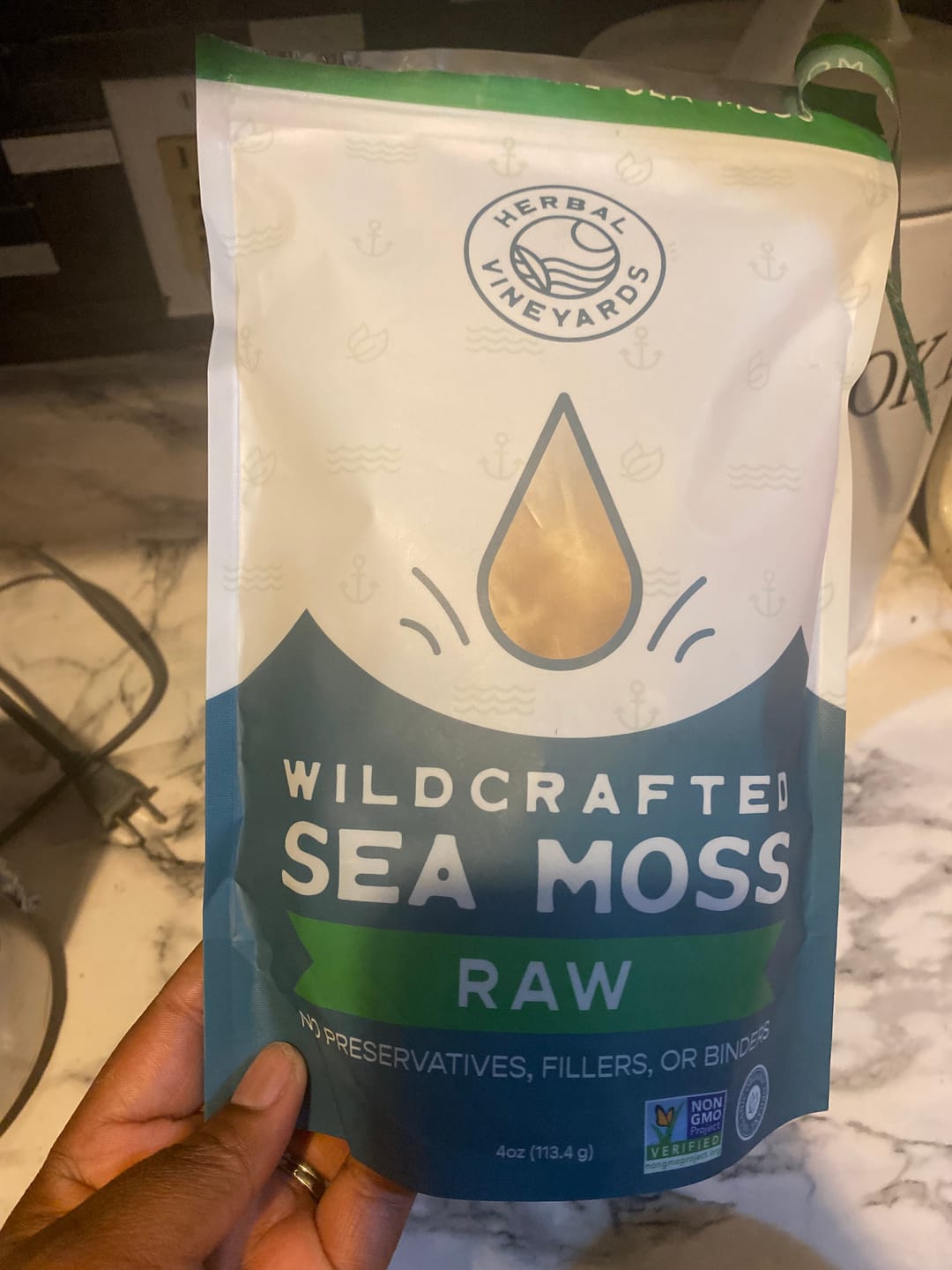 Customer photo review of PREMIUM RAW SEA MOSS