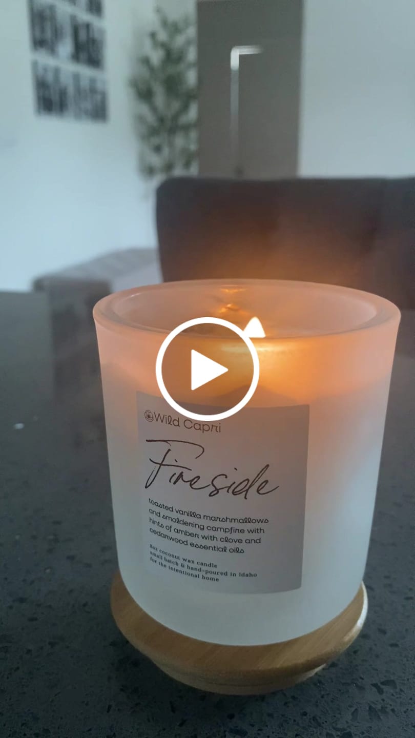 Customer video review of Fireside Candle