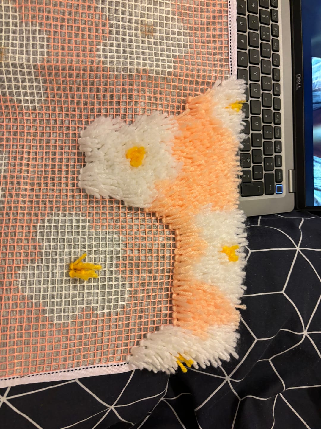 Customer photo review of DAISY Rug Making Kit