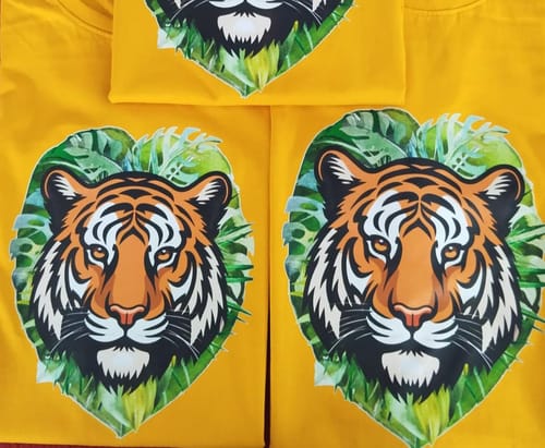 Customer photo review of Jungle Lion Matching Tshirts