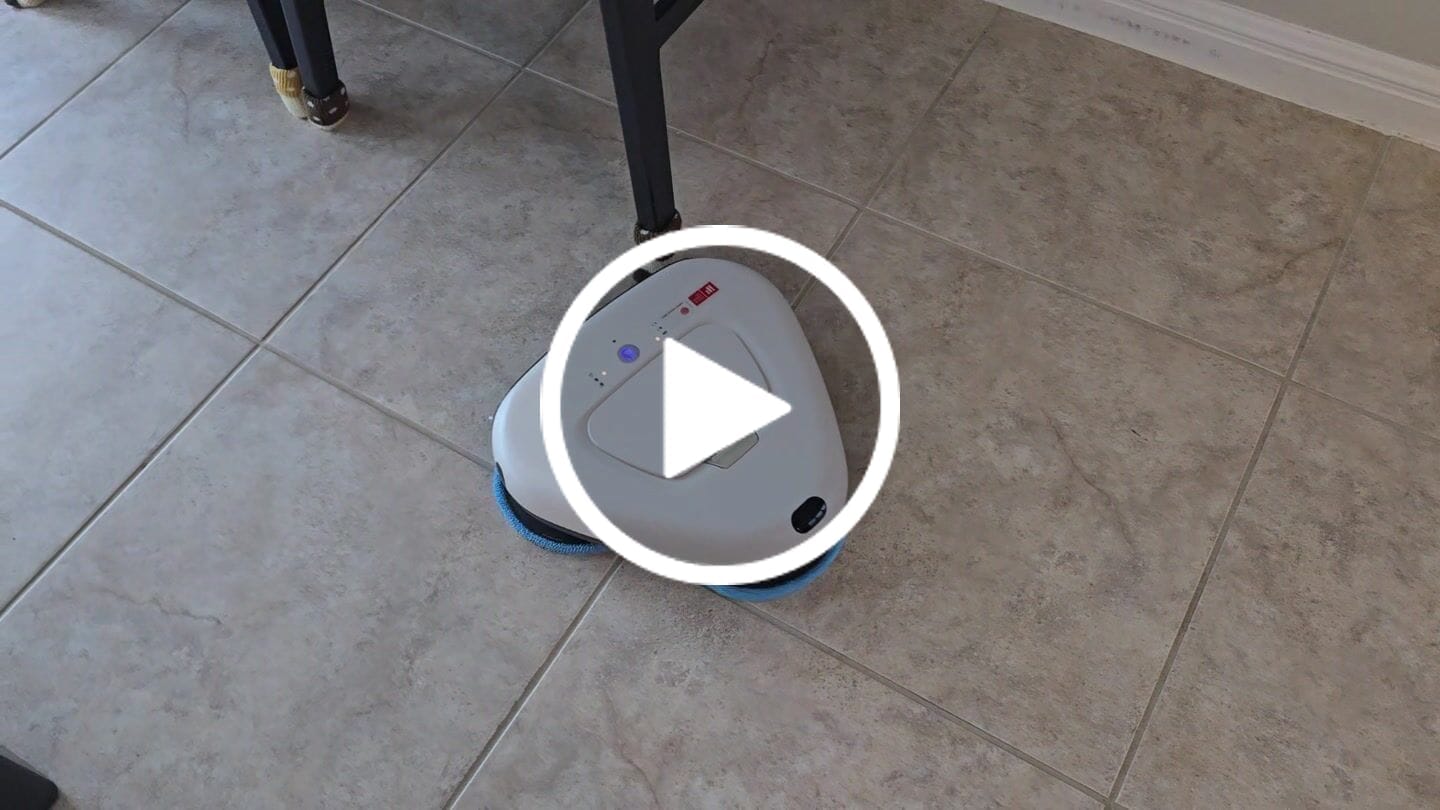 Customer video review of Everybot Three Spin Mopping Robot