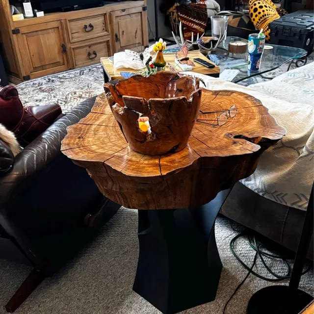 Customer photo review of End Table Legs 216 Namu 20H Metal Modern Design