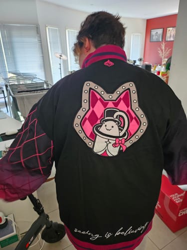 Customer photo review of Genshin Varsity Jacket Preorder