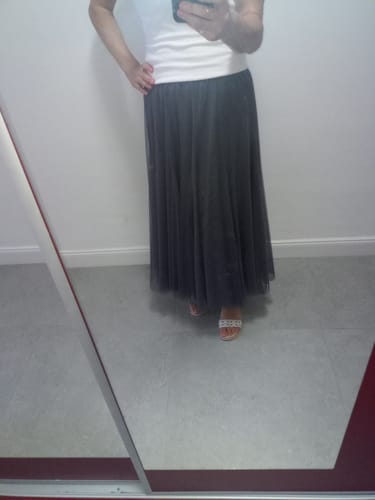 Customer photo review of Fusta Zaharia gri cu banda elastica